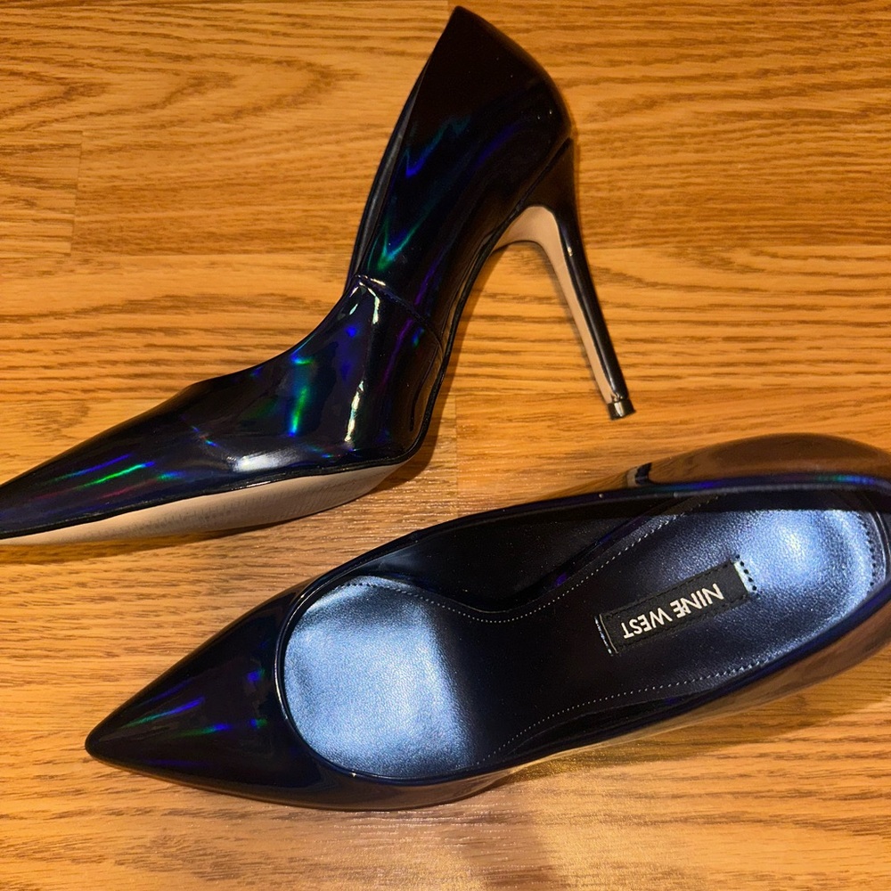 Nine West Fresh Pointy Toe Pumps x Dark Blue